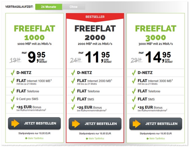 Freenet freeFlat